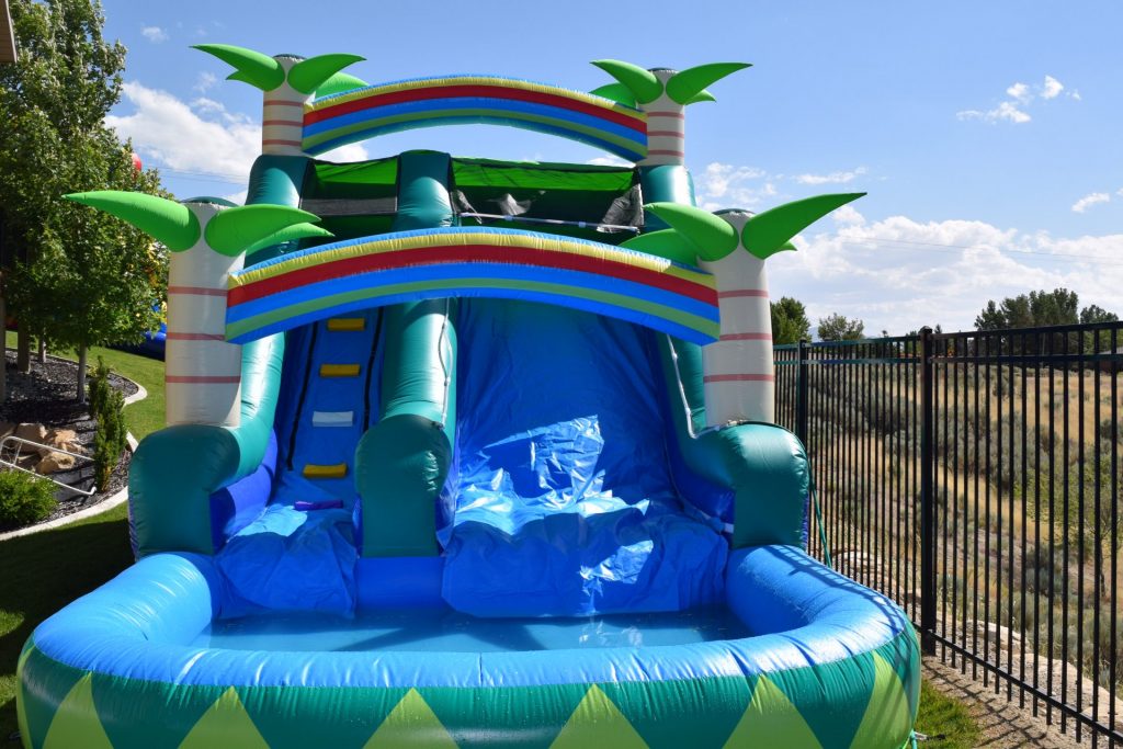 Palm Tree Slide - Canyon Party Rental